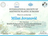 Surgeon's diploma – International course for aesthetic surgery